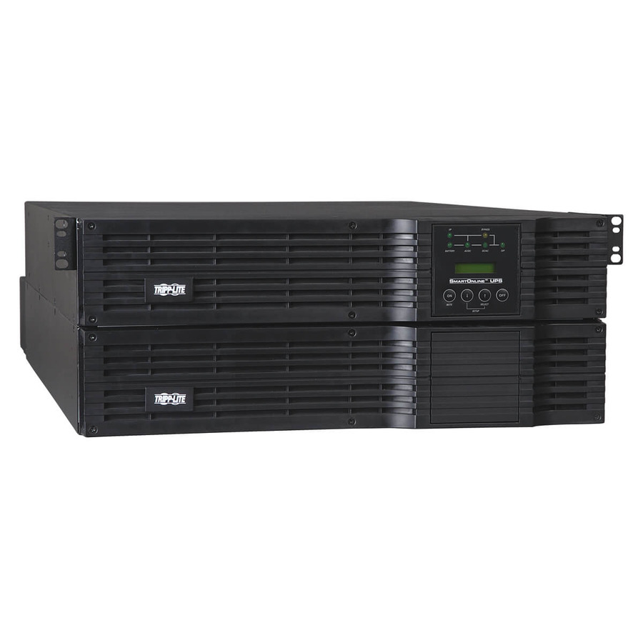 Tripp Lite SU8000RT4U SmartOnline 208/240 & 120V 8kVA 5.6kW Double-Conversion UPS, 4U Rack/Tower, Extended Run, Network Card Options, USB, DB9, Bypass Switch