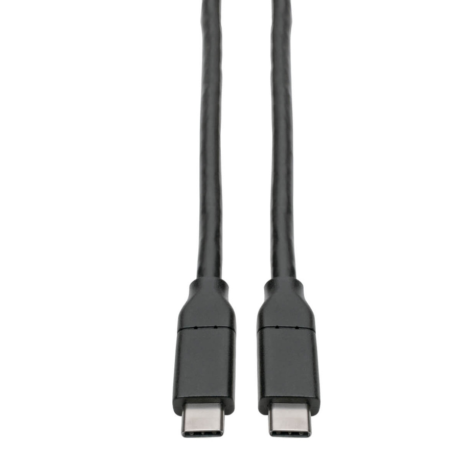 Tripp Lite U040-C13-C-5A USB-C Cable (M/M) - USB 2.0, 5A Rated, USB-IF Certified, Thunderbolt 3, 13 ft. (3.96 m)