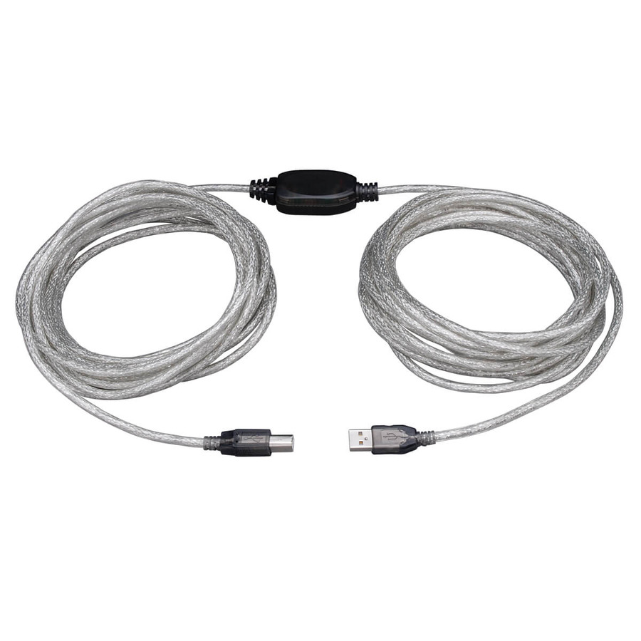 Tripp Lite U042-036 USB 2.0 A/B Active Repeater Cable (M/M), 36 ft. (10.97 m)