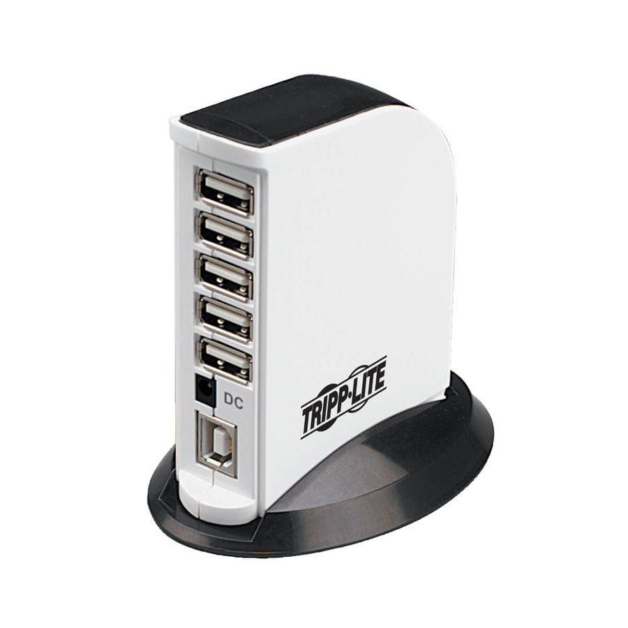 Tripp Lite U222-007-R 7-Port USB 2.0 Hub, Tower