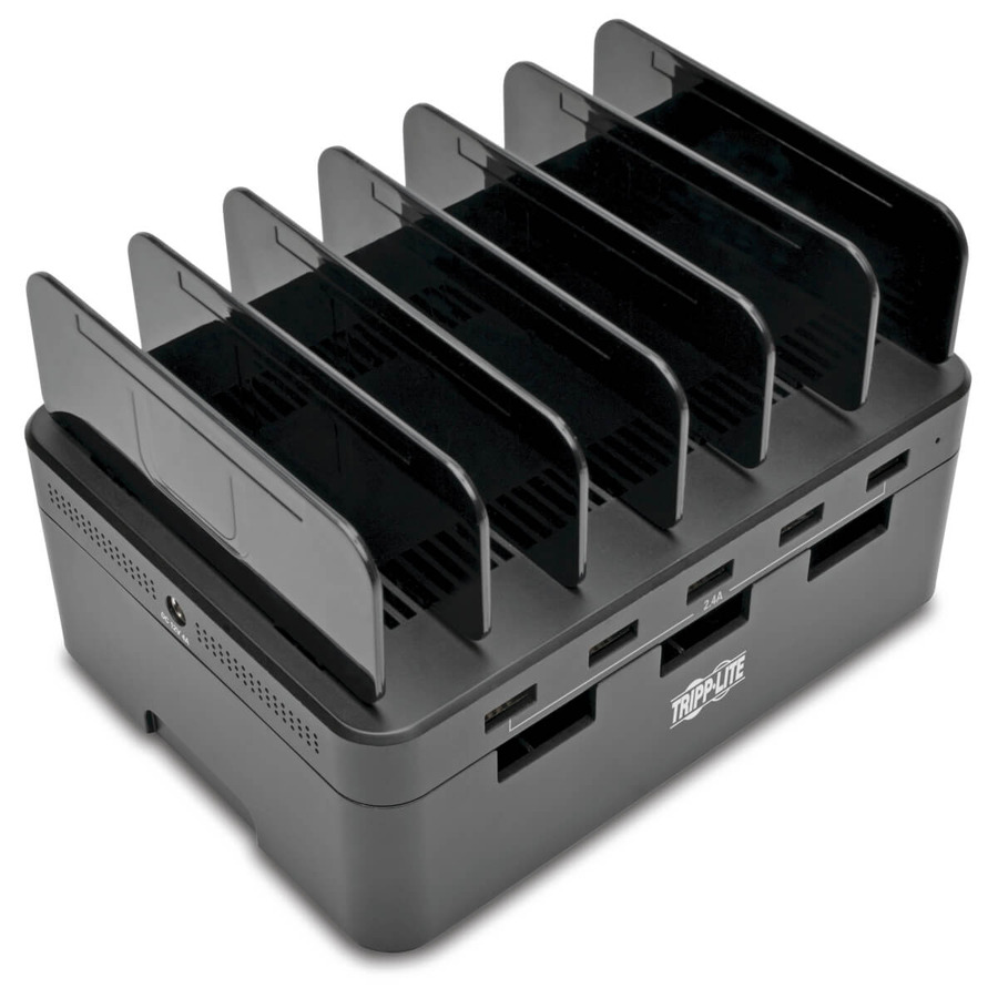 Tripp Lite U280-005-ST 5-Port USB Charging Station with Built-In Device Storage, 12V 4A (48W) USB Charger Output