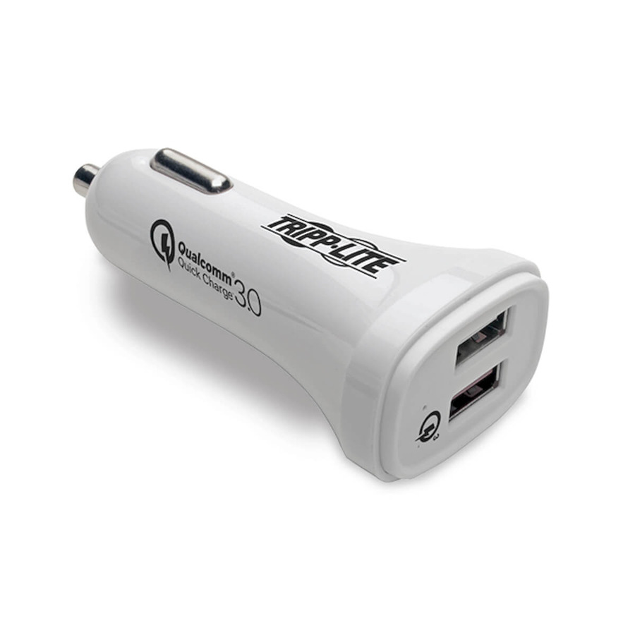 Tripp Lite U280-C02-S-QC3U Dual-Port USB Car Charger, Quick Charge - Dual USB-A 3.0, UL 2089 Certified