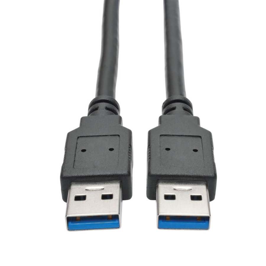 Tripp Lite U320-003-BK USB 3.0 SuperSpeed A/A Cable (M/M), Black, 3 ft. (0.91 m)