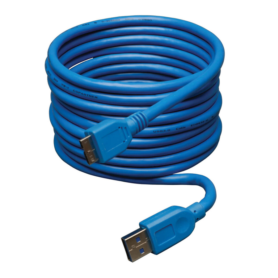 Tripp Lite U326-010 USB 3.0 SuperSpeed Device Cable (A to Micro-B M/M), 10 ft. (3.05 m)