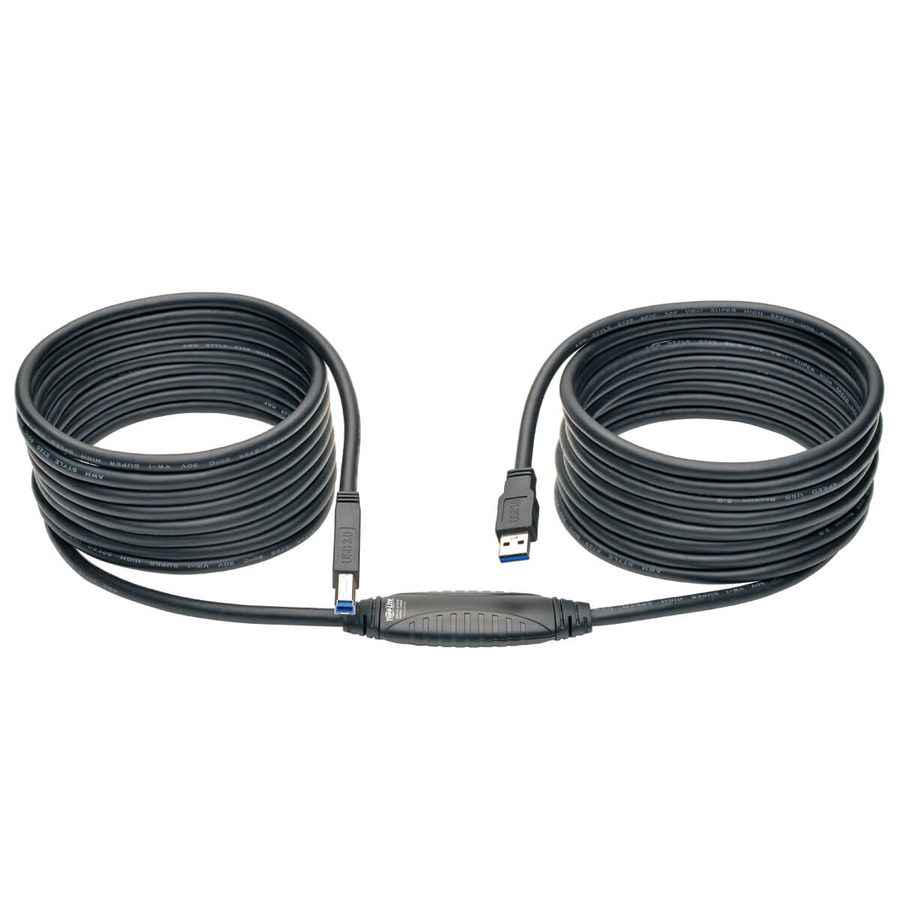 Tripp Lite U328-025 USB 3.0 SuperSpeed Active Repeater Cable (AB M/M), 25 ft. (7.62 m)