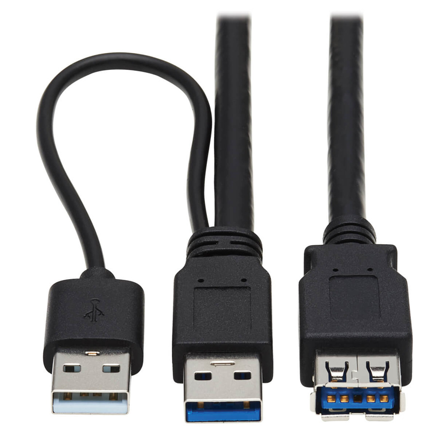 Tripp Lite U330-10M-1 USB Active Extension Repeater Cable - USB-A to USB-A (M/F), USB 3.2 Gen 1, 10 m (32.8 ft.)