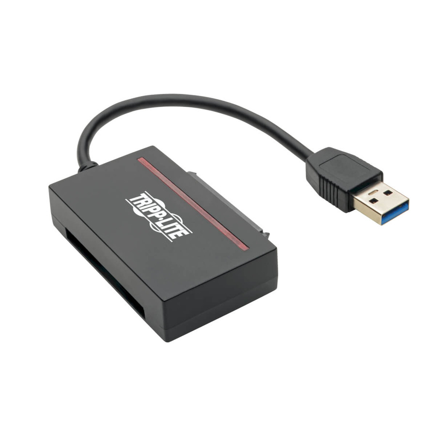 Tripp Lite U338-CF-SATA-5G USB 3.1 Gen 1 (5 Gbps) to CFast 2.0 Card and SATA III Adapter, USB-A