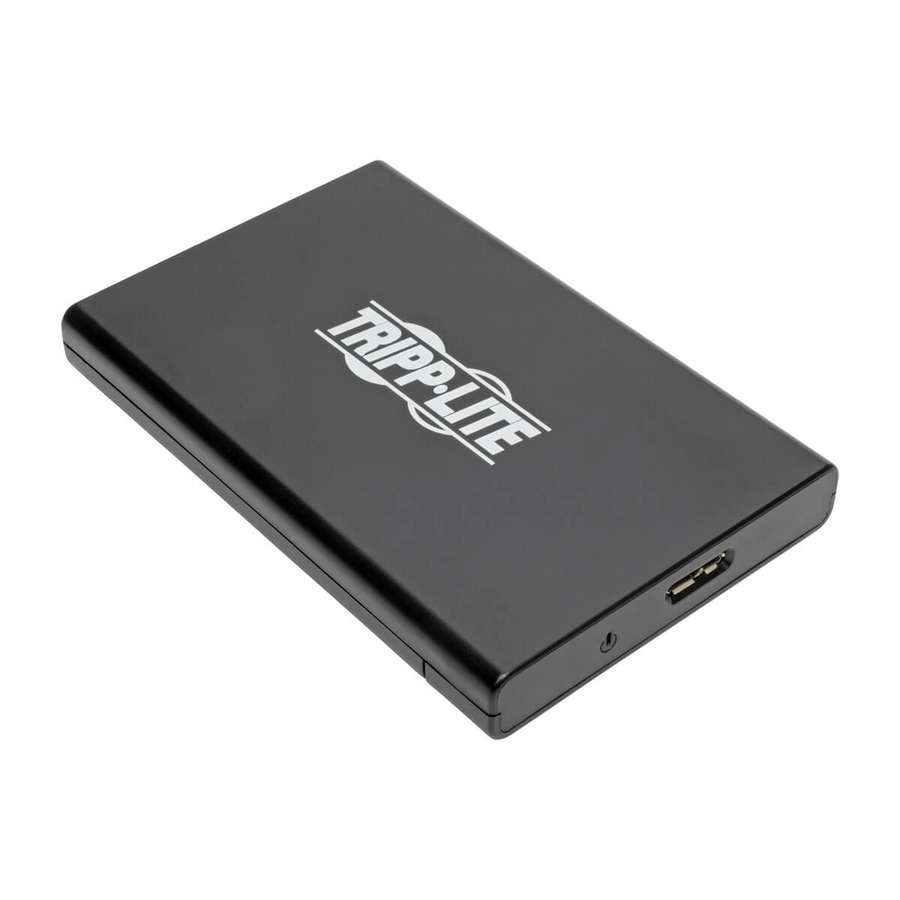 Tripp Lite U357-025-UASP USB 3.0 SuperSpeed External 2.5 in. SATA Hard Drive Enclosure with Built-In Cable and UASP Support