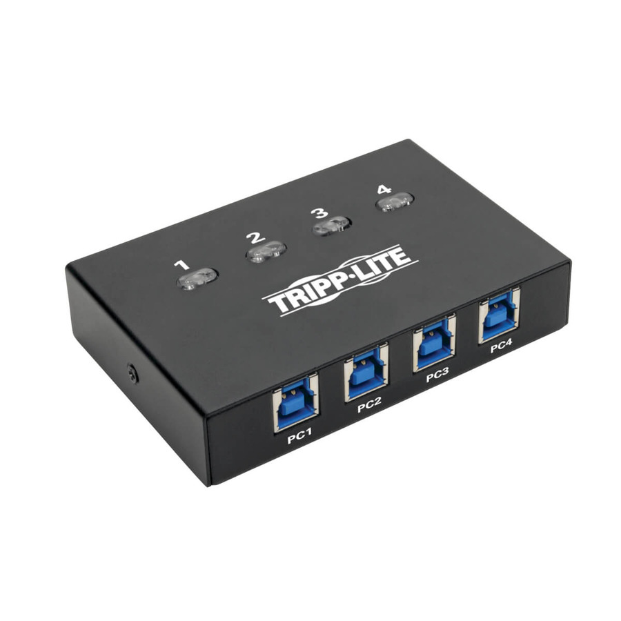 Tripp Lite U359-004 4-Port USB 3.0 Peripheral Sharing Switch - SuperSpeed