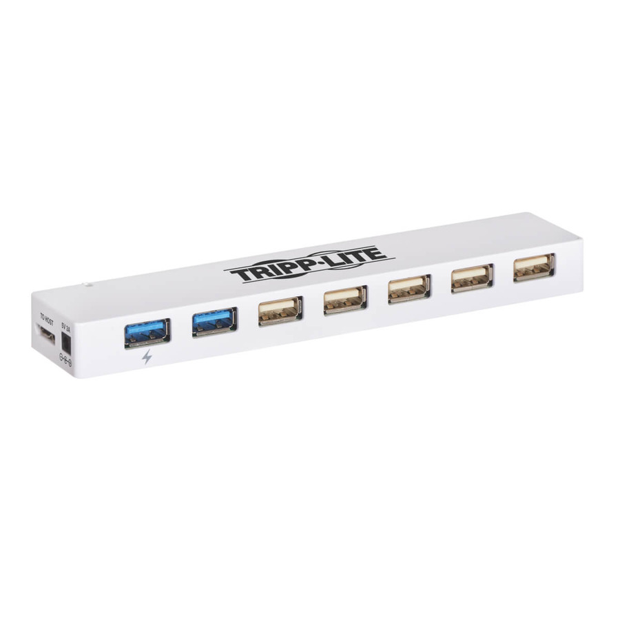 Tripp Lite U360-007C-2X3 7-Port USB 3.0 / USB 2.0 Combo Hub - USB Charging, 2 USB 3.0 & 5 USB 2.0 Ports