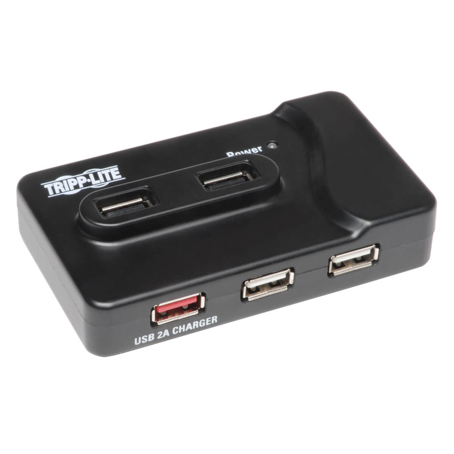 Tripp Lite U360-412 6-Port USB 3.0 SuperSpeed Charging Hub - 2x USB 3.0, 4x USB 2.0, 1 charging port