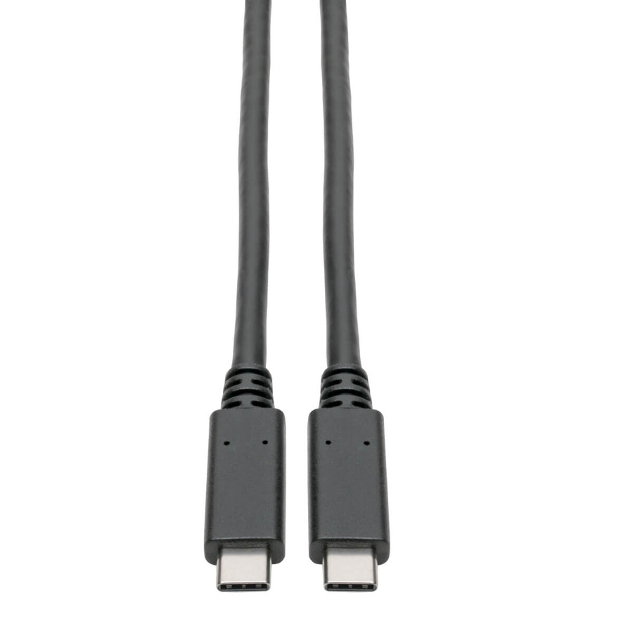 Tripp Lite U420-003-5A USB-C Cable (M/M) - USB 3.1, Gen 1 (5 Gbps), 5A Rating, Thunderbolt 3 Compatible, 3 ft. (0.91 m)