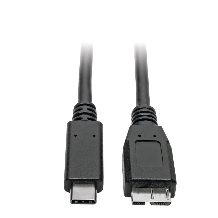 Tripp Lite U426-006 USB-C to USB Micro-B Cable (M/M) - USB 3.1, Gen 1 (5 Gbps), Thunderbolt 3 Compatible, 6 ft. (1.83 m)