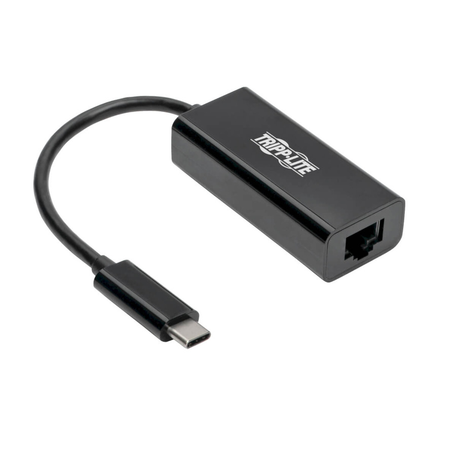 Tripp Lite U436-06N-GB USB-C to Gigabit Network Adapter with Thunderbolt 3 Compatibility - Black