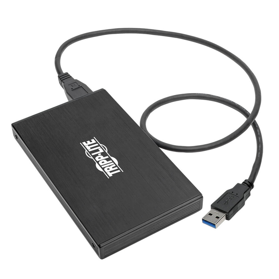 Tripp Lite U457-025-AG2 USB 3.1 Gen 1 (5 Gbps) 2.5 in. SATA SSD/HDD to USB-A Enclosure Adapter with UASP Support