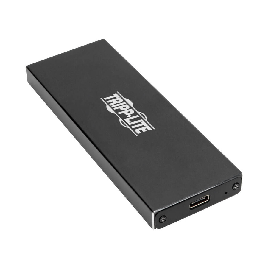 Tripp Lite U457-1M2-SATAG2 USB 3.1 Gen 2 (10 Gbps) USB-C to M.2 NGFF SATA SSD (B-Key) Enclosure Adapter with UASP Support, Thunderbolt™ 3 Compatible