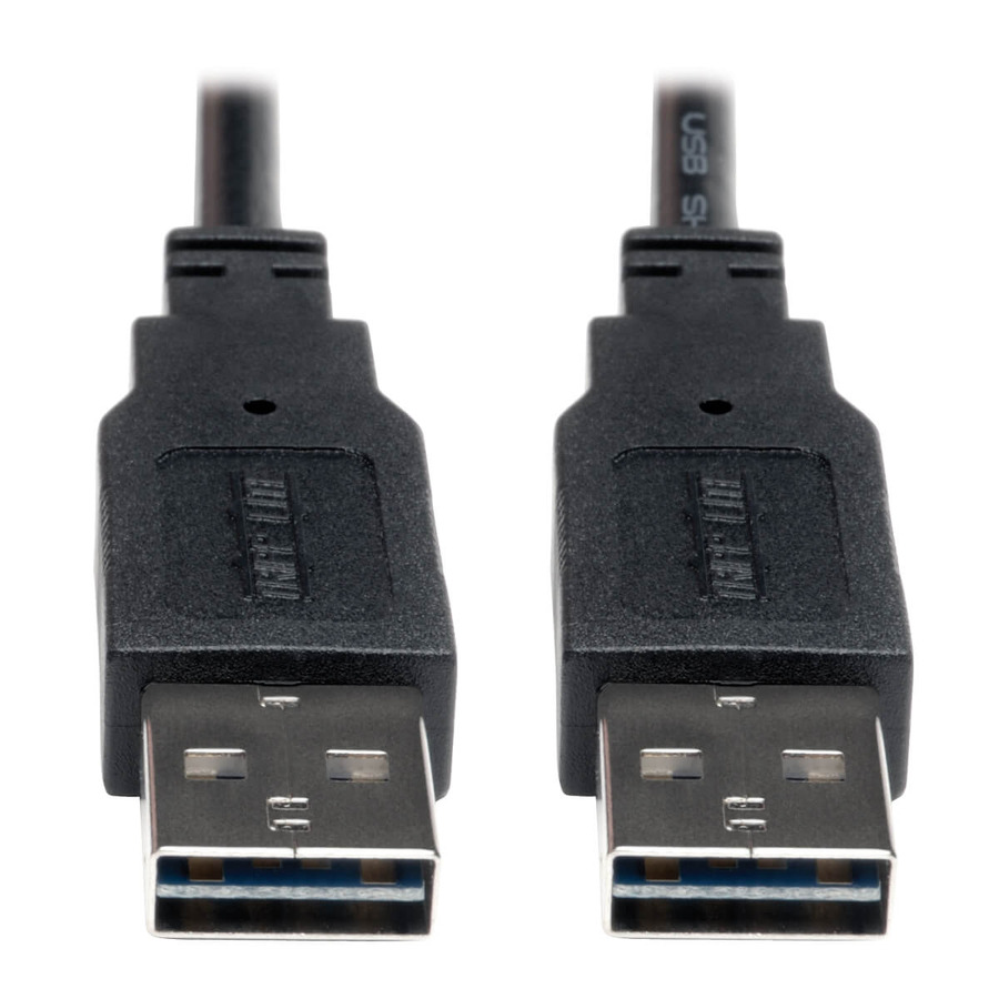 Tripp Lite UR020-006 Universal Reversible USB 2.0 Cable (Reversible A to Reversible A M/M), 6 ft. (1.83 m)