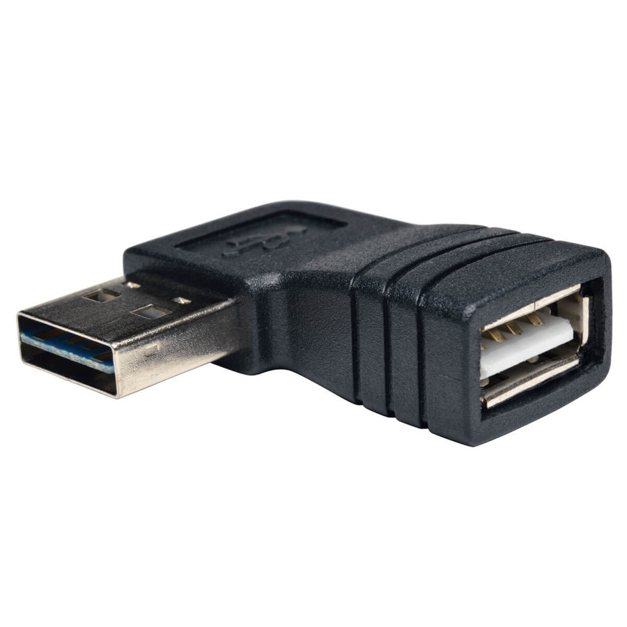 Tripp Lite UR024-000-RA Universal Reversible USB 2.0 Adapter (Reversible A to Right-Angle A M/F)