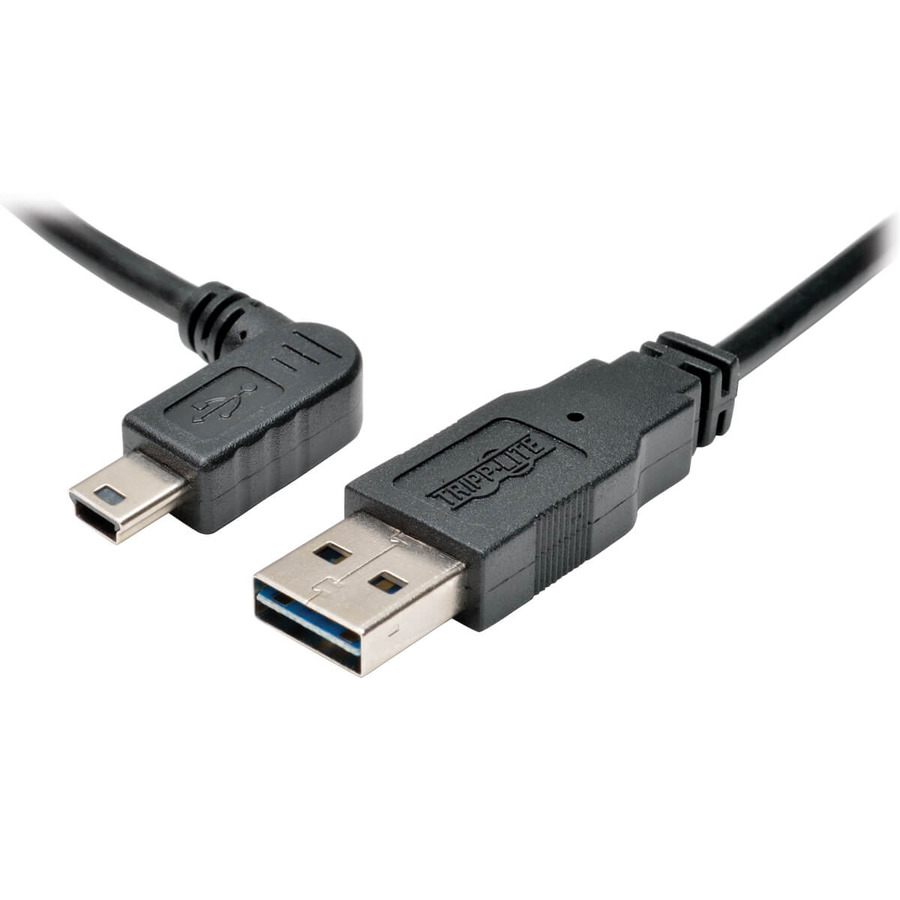 Lite UR030-006-LAB Universal USB 2.0 Cable (Reversible A to Left-Angle 5Pin Mini B 6 ft. (1.83 m) | Techni-Tool