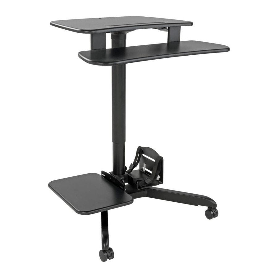 Tripp Lite WWSSRDSTC Rolling Desk TV / Monitor Cart - Height Adjustable