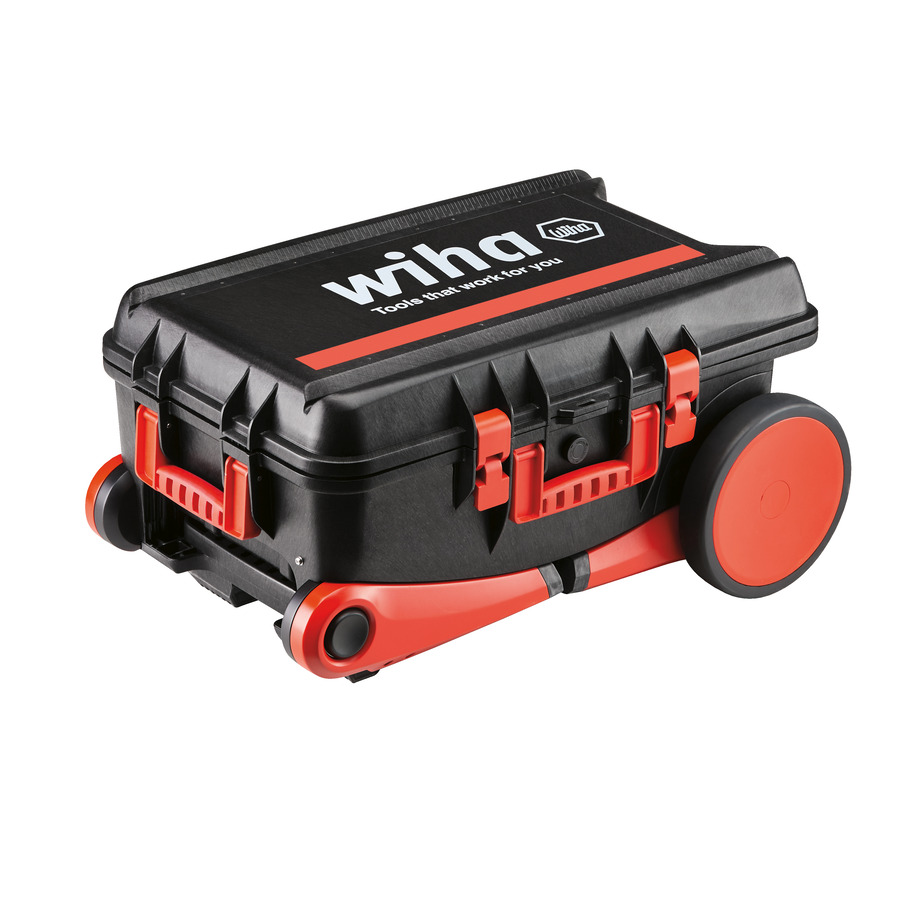 Wiha 91216 Rolling Tool Box, XXL3, Durable, Hard Case, Soft Vinyl Grip, Empty