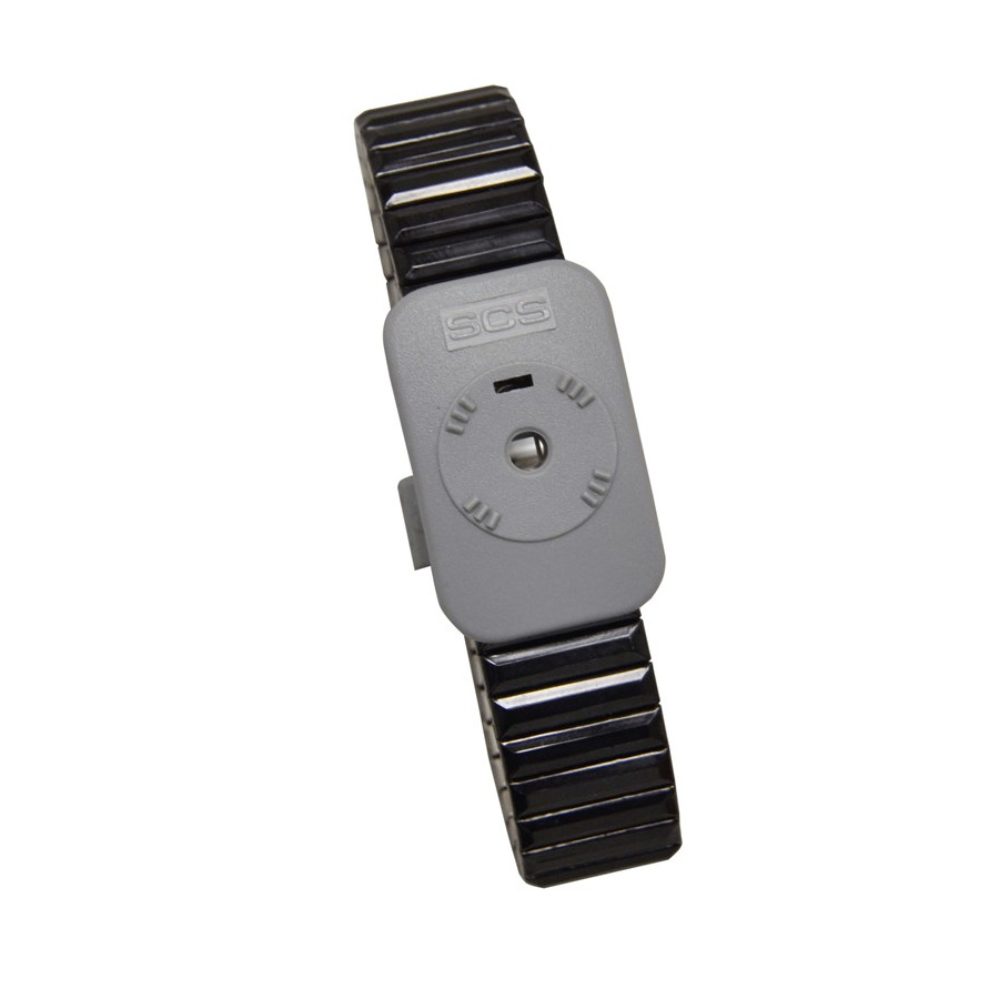 SCS 2387 Dual Conductor, Wrist Strap, Metal, x-Large, 25 Cap