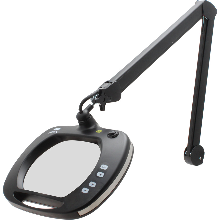 Aven 26505-ESL-XL5-UV UV Mighty Vue Pro ESD Magnifying Lamp with 5 Diopter Lens, LED with Touch Sensitive Brightness and Color Temperature Control