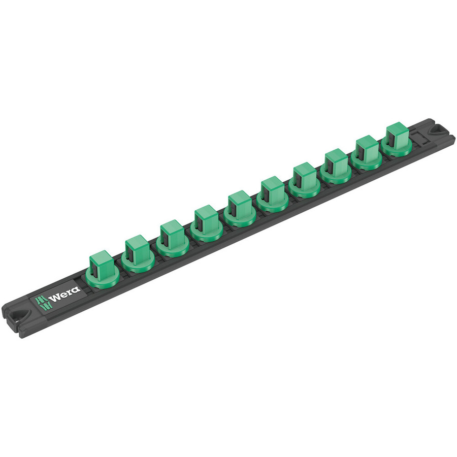 Wera Tools 5136422001 9602 Magnetic Socket Rail, 1/2", Empty, 30 x 370 mm