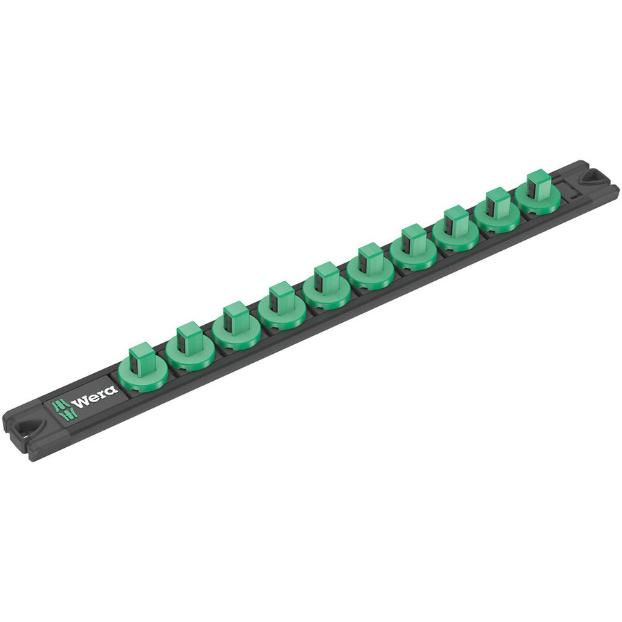 Wera Tools 5136421001 9601 Magnetic Socket Rail, 3/8", Empty, 30 x 340 mm