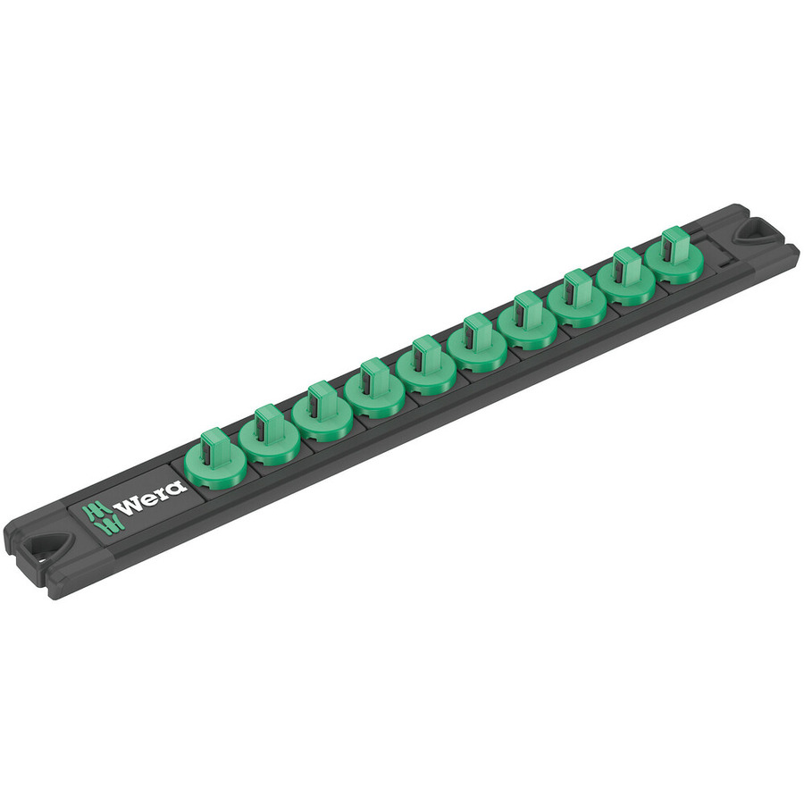 Wera Tools 5136420001 9600 Magnetic Socket Rail, 1/4", Empty, 30 x 270 mm