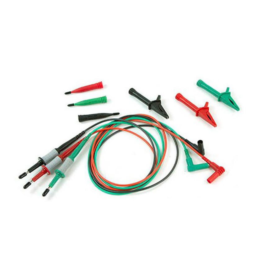 TestEquity: Megger 1007-155 Test Lead Set, Silicon, 9.5mm Plug