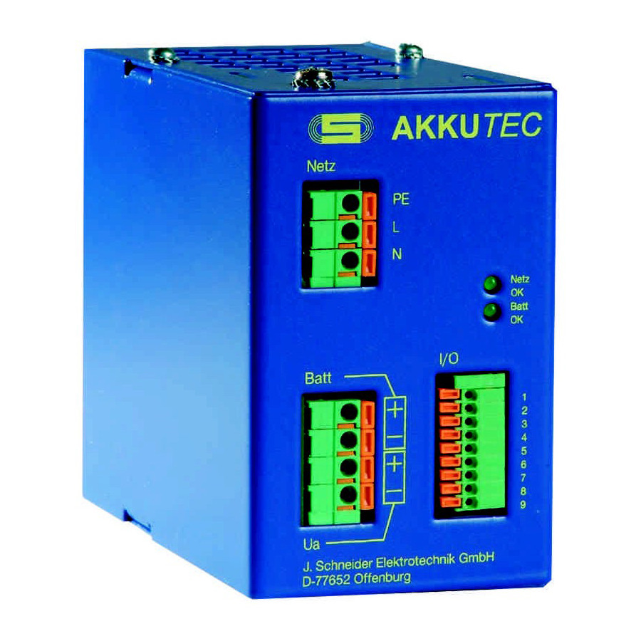 Altech AKKUTEC1203 DC-UPS Battery Back-Up Modules Output 12V