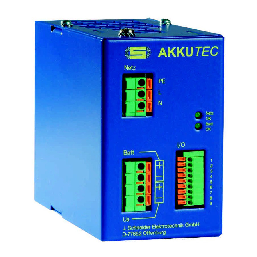 Altech AKKUTEC2402 DC-UPS Battery Back-Up Modules Single, 2 & 3 Phase Input, 115-230V AC, 2A