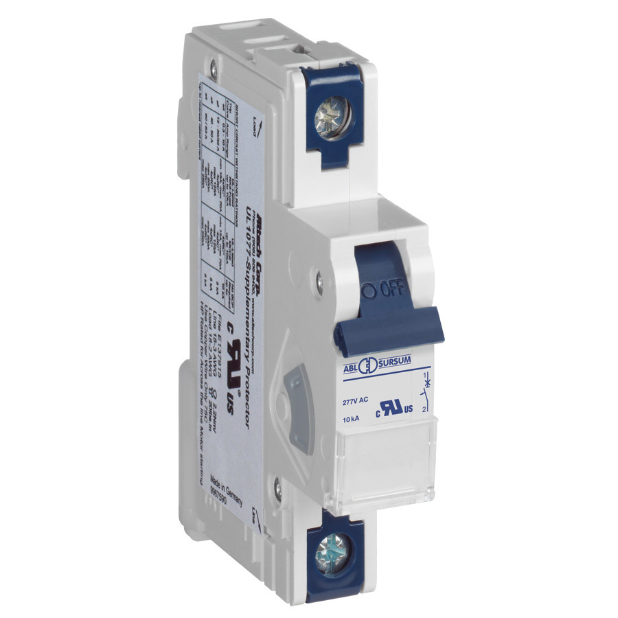 Altech 1B60UR Miniature Circuit Breaker, 60A, B Trip , 1 Pole, 277 VAC, 12/Pk, UR Series