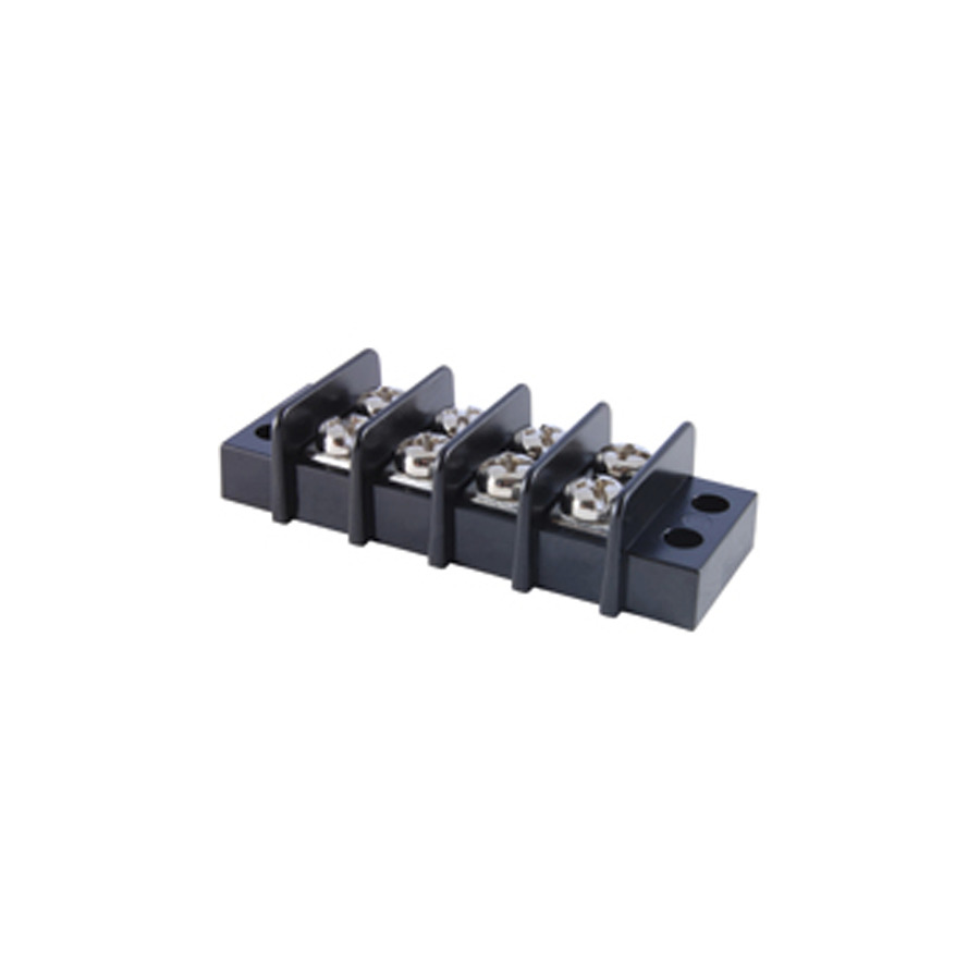 NTE Electronics 25B50008 Terminal Block Barrier Dual Row 8 Pole 9.5mm