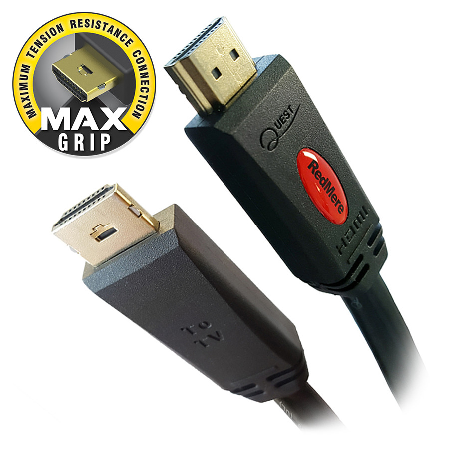 Quest Technology HDI2175 HDMI Cable, (MM) Maxgrip, 4K2K Redmere High