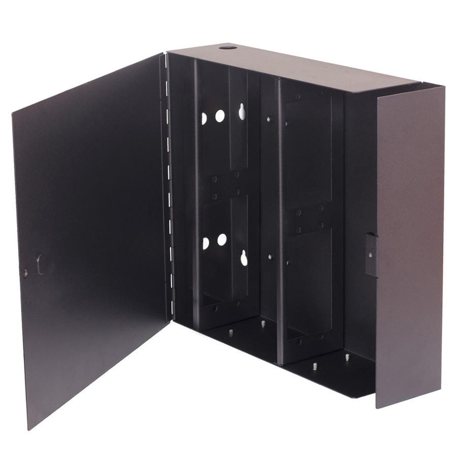 Quest Technology NFO-4604 Cabinet, Fiber Optic Wall Mount, w/Lock, 4-Strip Mod, 96 Fibers