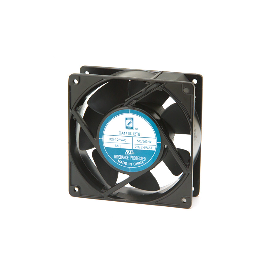 Orion Fans OA4715-12TB AC Fan, 115V/24W, 110CFM, 120x120x38mm, OA4715 Series