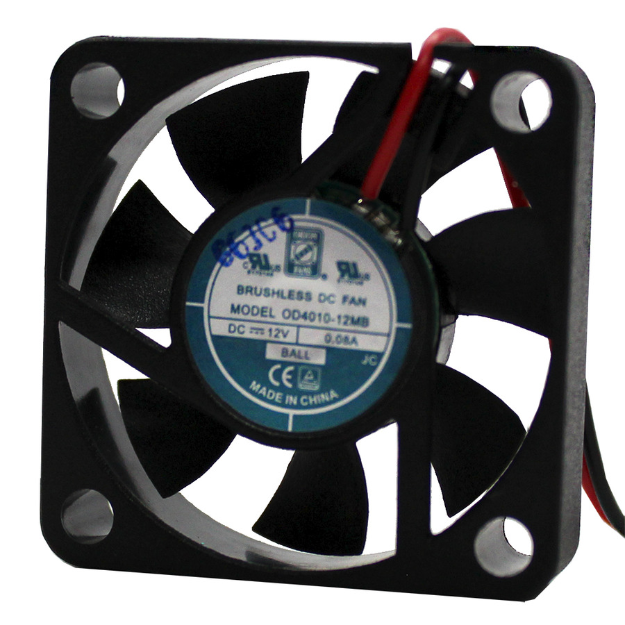 Orion Fans OD4010-12HB DC Fan, 12V, 9CFM, 40x40x10mm, OD4010 Series