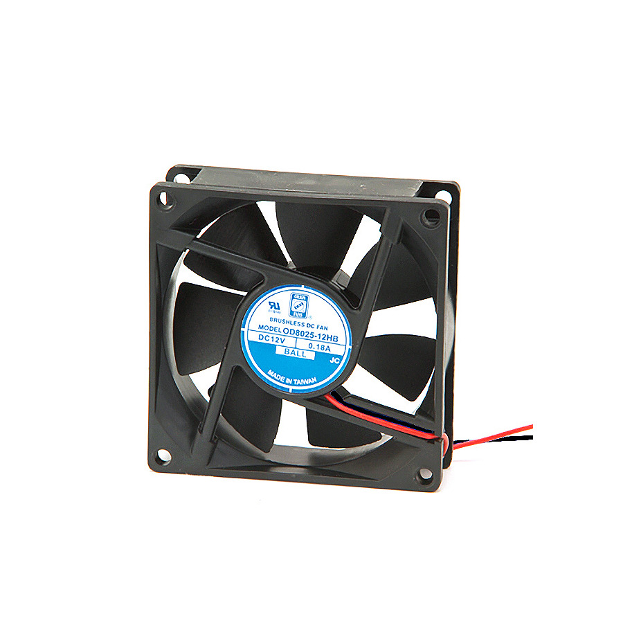 Orion Fans OD8025-12HB DC Fan, 12V, 40CFM, 80x80x25mm, OD8025 Series