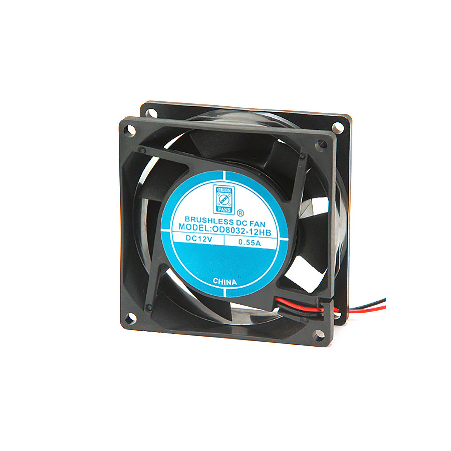 Orion Fans OD8032-12HB DC Fan, 12V, 50CFM, 80x80x32mm, OD8032 Series