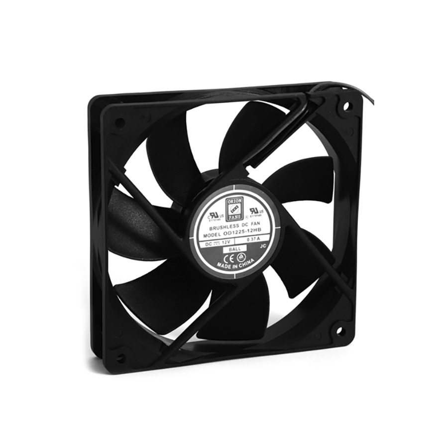 Orion Fans OD1225-12HB DC Fan, 12V, 89CFM, 120x120x25mm, OD1225 Series