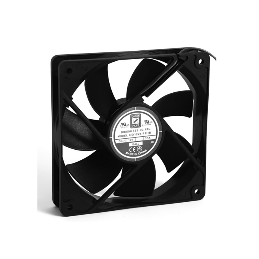 Orion Fans OD1225-24HB DC Fan, 24V, 89CFM, 120x120x25mm, OD1225 Series