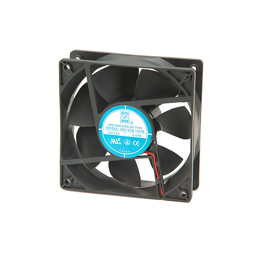 Orion Fans OD1238-24HB DC Fan, 24V, 124.1CFM, 120x120x38mm, OD1238 Series