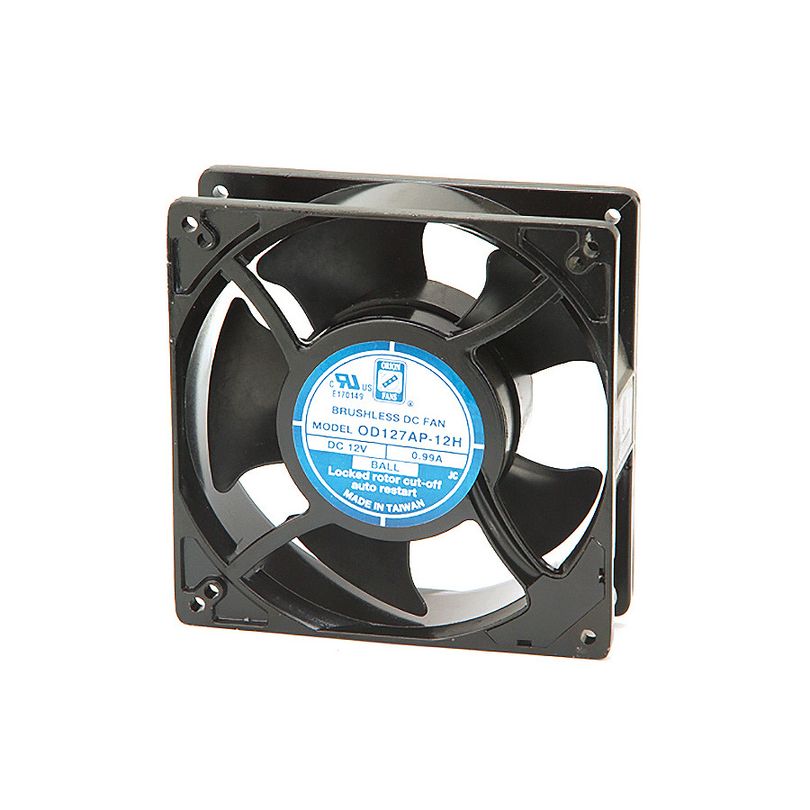 Orion Fans OD127AP-12HB DC Fan, 12V, 140CFM, 127x127x38mm, OD127AP Series