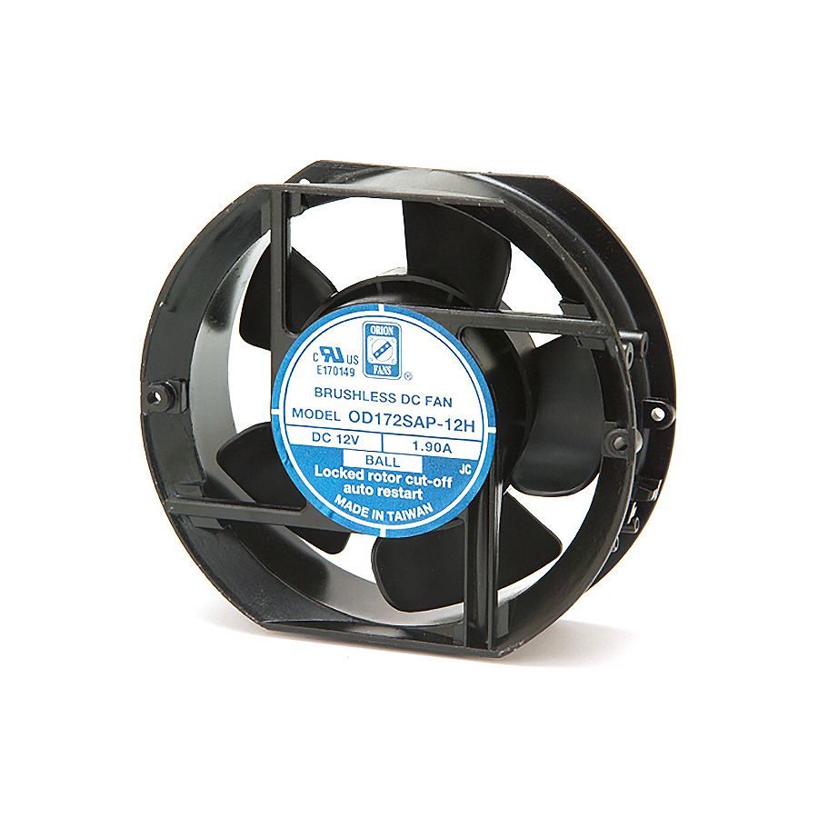 Orion Fans OD172SAP-48HB DC Fan, 48, 235CFM, 172x150x51mm, OD172SAP Series