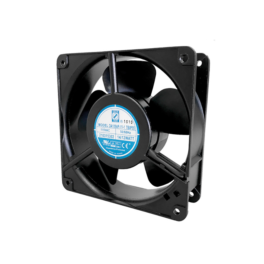 Orion Fans OA109AP-11-1TBIP55 AC Fan, 115V/12W, 106CFM, 120x120x38mm, OA109AP-IP55 Series