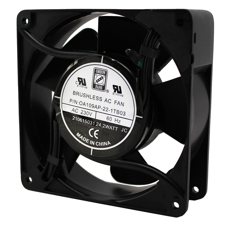 Orion Fans OA109AP-22-1TB03 AC Fan, 230V/19.5W, 97CFM, 120x120x38mm, OA109AP SMART Series