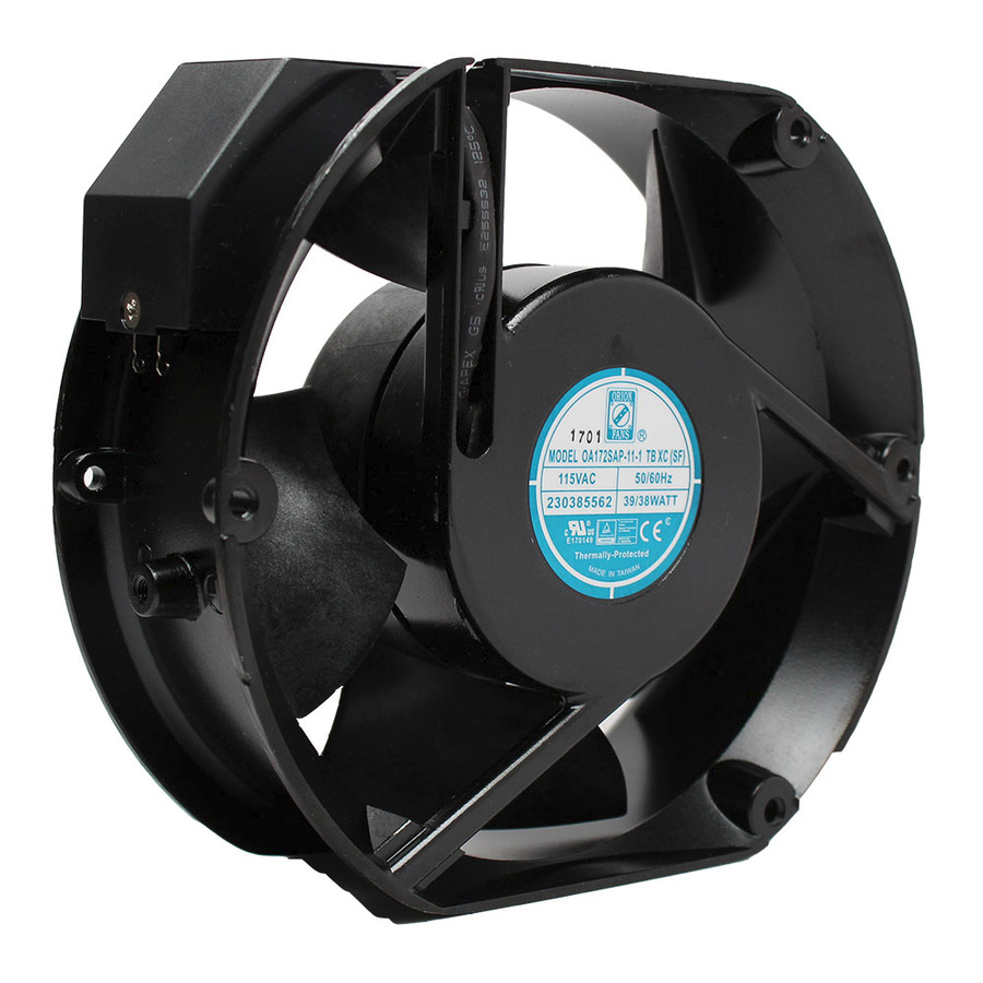 Orion Fans OA172SAP-11-1TBXCSF AC Fan, 115V/38W, 293CFM, 172x150x55mm, OA172SAPXC-SALTFOG Series