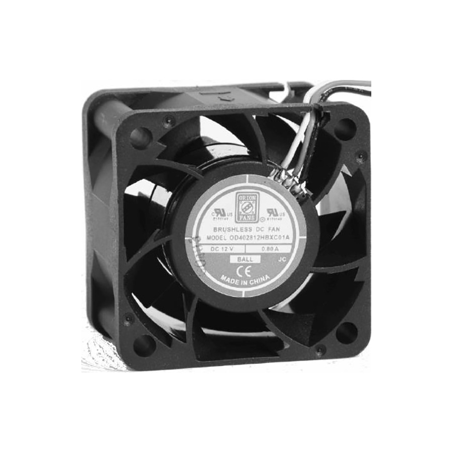 Orion Fans OD4028-12HBXC DC Fan, 12V, 22.5CFM, 40x40x28mm, OD4028-XC Series